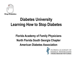 Di b t  U i it Diabetes University