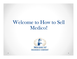 Welcome to How to Sell Medico!