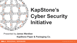 KapStone’s Cyber Security Initiative Presented by