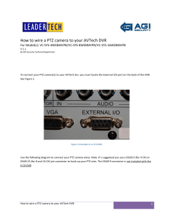 How to wire a PTZ camera to your AVTech DVR
