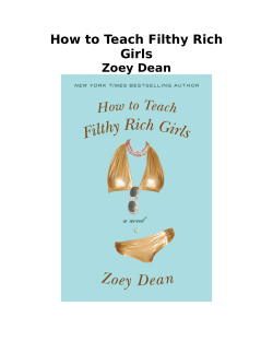 How to Teach Filthy Rich Girls Zoey Dean