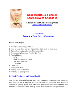 Good Health Is a Choice Learn How to Choose it