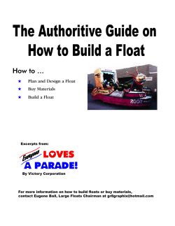 The Authoritive Guide on How to Build a Float LOVES A PARADE