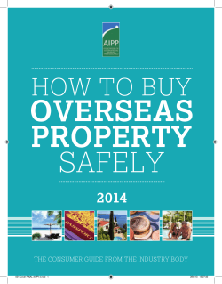 OVERSEAS PROPERTY SAFELY HOW TO BUY