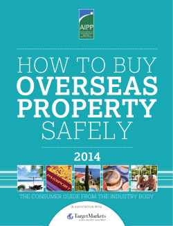 OVERSEAS PROPERTY SAFELY HOW TO BUY