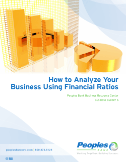 How to Analyze Your Business Using Financial Ratios Business Builder 6