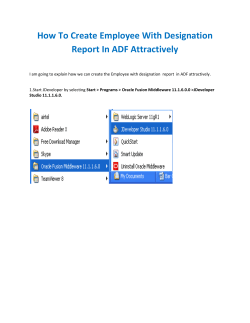 How To Create Employee With Designation Report In ADF Attractively
