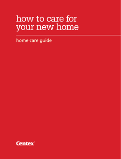 how to care for your new home home care guide