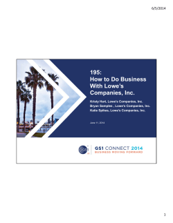 195: How to Do Business With Lowe’s Companies, Inc.