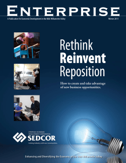 Rethink Reposition Reinvent How to create and take advantage