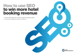 How to use SEO  to win more hotel booking revenue