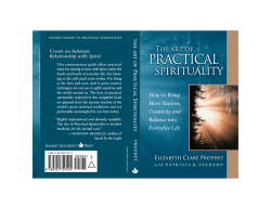 PRACTICAL SPIRITUALITY T HE ART OF