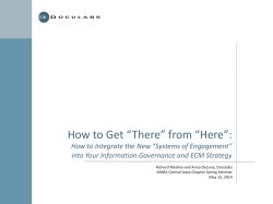 How to Get “There” from “Here”: