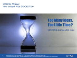 ? Too Many Ideas, Too Little Time EHOOKS Webinar