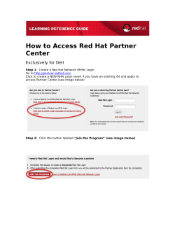 How to Access Red Hat Partner Center Exclusively for Dell