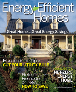 Energy-Efficient Homes Hundreds of Tips: Retrofi t,