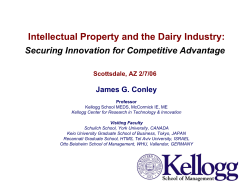 Intellectual Property and the Dairy Industry: Securing Innovation for Competitive Advantage