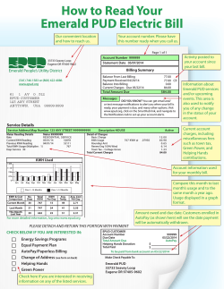 How to Read Your Emerald PUD Electric Bill Emerald People’s Utility District