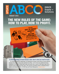 THE NEW RULES OF THE GAME: AUGUST 2012