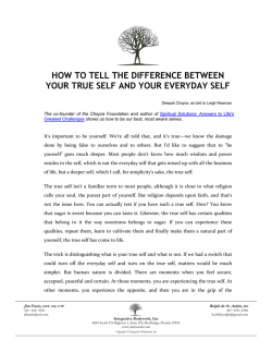 HOW TO TELL THE DIFFERENCE BETWEEN