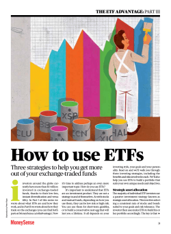 how to use eTFs three strategies to help you get more