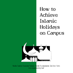 How to Achieve Islamic Holidays