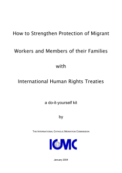 How to Strengthen Protection of Migrant with International Human Rights Treaties