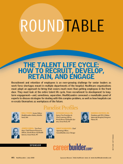 ROUNDTABLE ROUND TABLE the talent life cycle: