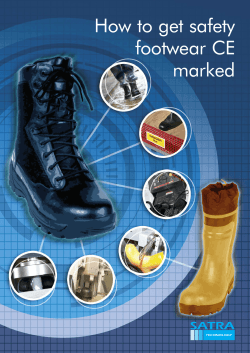How to get safety footwear CE marked