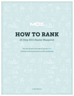 HOW TO RANK 25 Step SEO Master Blueprint you by .
