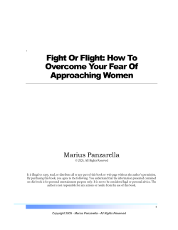 Fight Or Flight: How To Overcome Your Fear Of Approaching Women