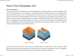 How to Find Virtualization Tool