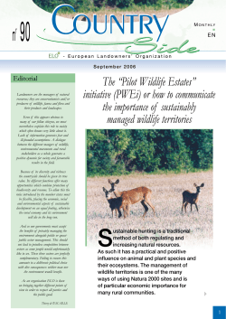 90  The “Pilot Wildlife Estates” initiative (PWEi) or how to communicate