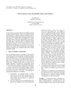 Proceedings of the 2001 Winter Simulation Conference