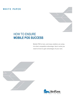 HOW TO ENSURE MOBILE POS SUCCESS