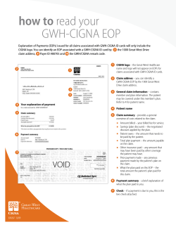 how to GWH-CIGNA EOP
