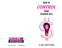 CONTROL HOW TO YOUR ELECTRIC BILL