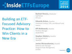 Building an ETF- Focused Advisory Practice: How to Win Clients in a