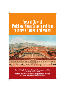 Present State of Peripheral Nerve Surgery and How to Achieve further Improvement