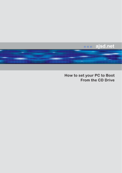 ajsd.net How to set your PC to Boot From the CD Drive