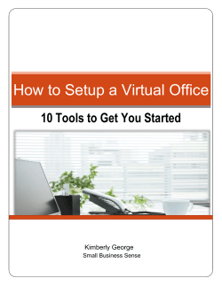 How to Setup a Virtual Office  Kimberly George