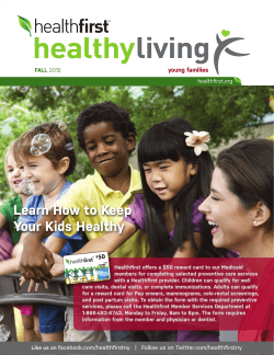 Learn How to Keep Your Kids Healthy Recertification Corner 50