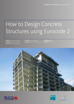 How to Design Concrete Structures using Eurocode 2 cement A J Bond