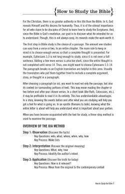 How to Study the Bible