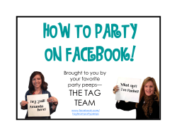 HOW TO PARTY ON FACEBOOK! THE TAG TEAM