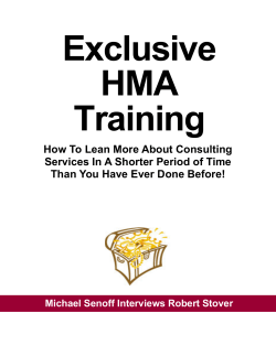 Exclusive HMA Training