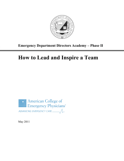 How to Lead and Inspire a Team