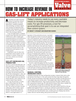 HOW TO INCREASE REVENUE IN GAS-LIFT APPLICATIONS A