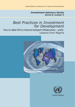 Best Practices in Investment for Development Lessons from Nigeria