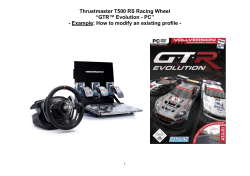 Thrustmaster T500 RS Racing Wheel “GTR™ Evolution - PC”